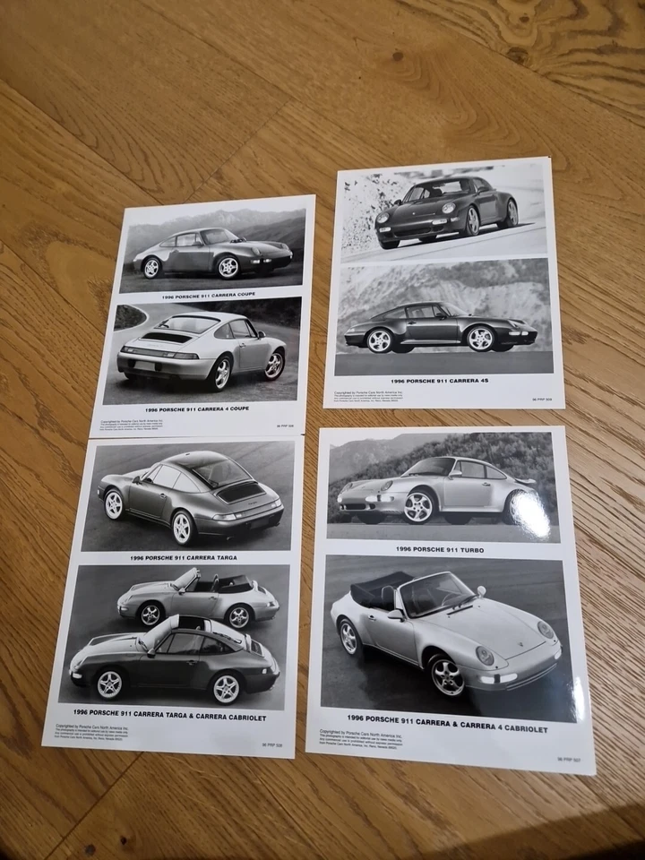 Porsche 911 996 1996 Dossier Press Kit  Cartella Stampa Publikation Photos - Immagine 3 di 4