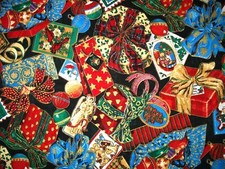 Cotton Quilt Fabric Decorated Christmas Gifts by 17" x 44"