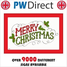 XM031 MERRY CHRISTMAS SIGN SEASONS GREETINGS HAPPY HOLIDAYS DECORATION PLAQUE