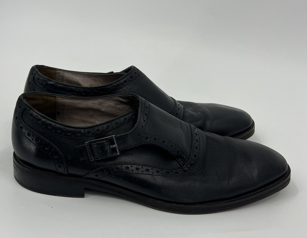 Johnston and Murphy Monk Strap Mens Size 10 M Bla… - image 1