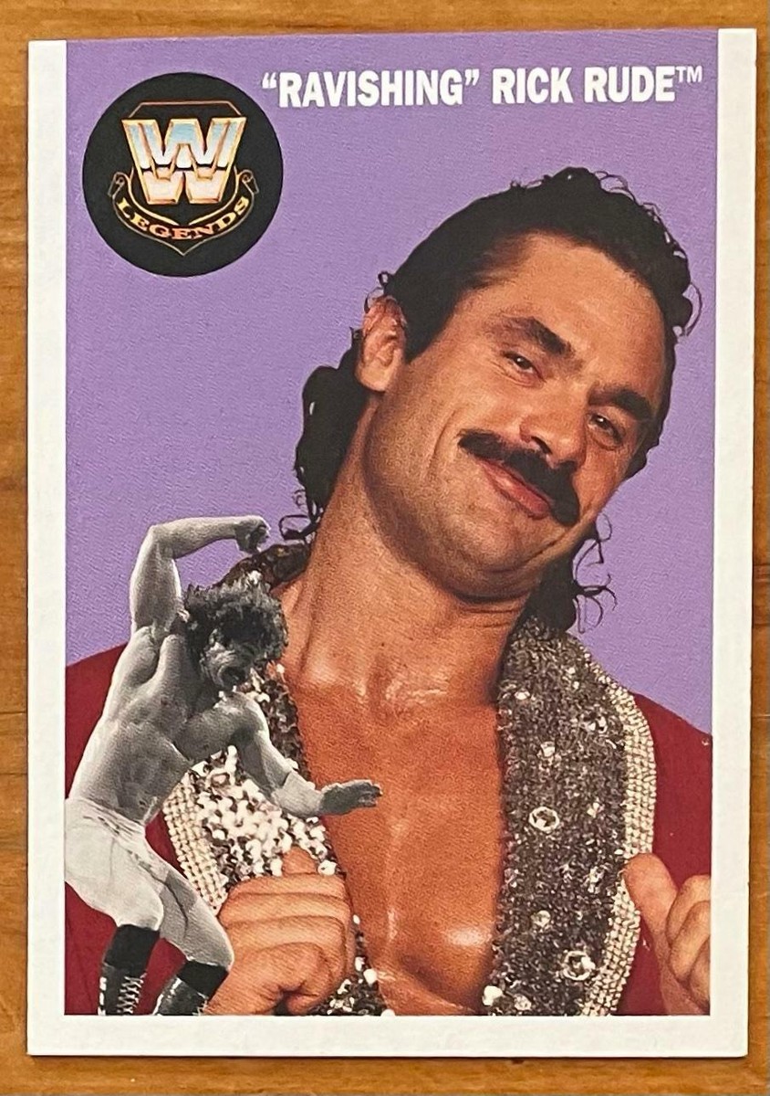 RAVISHING RICK RUDE, 2006 TOPPS WWE HERITAGE CARD, WRESTLING