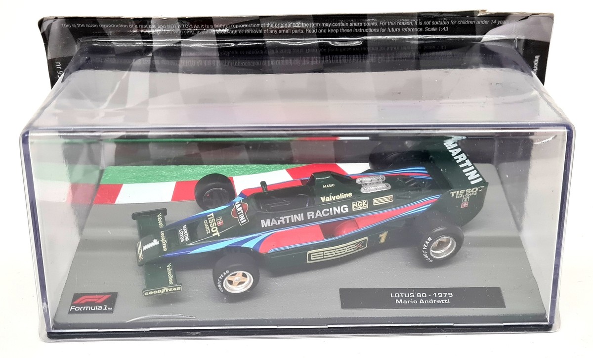Atlas 1/43 - Lotus 80 1979 Mario Andretti Essex Martini Atlas 1/43 - Lotus 80 1979 Mario Andretti Essex Martini