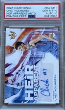2022-23 Court Kings CHET HOLMGREN Jade Heir Apparent RC PSA 10 Mt 10 Auto