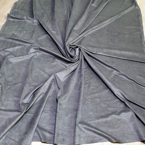 HEAVY JACKET GRADE FAUX SUEDE LEATHER LIKE FABRIC CLOTH CAR UPHOLSTERY SOFA 60"W - Picture 472 of 552