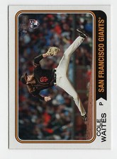 2023 Topps Heritage 258 Cole Waites RC Rookie San Francisco Giants Card