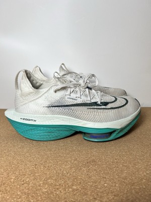 Nike Alphafly Next% 2 ZoomX Jade | Herren UK 8 | 21km getragen *selten*