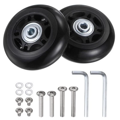 ZAPLYTE Replacement Luggage Wheels 68mmx24mm Suitcase Wheel Repair Kits