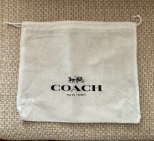Coach Drawstring Dust Hand Bag 13  x 11   Designer Storage Purse Cover NEW