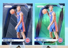 2024-25 Panini Prizm Basketball Ron Holland II #269 Green Prizm + Base Rookie💥