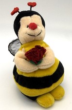 Russ Love Bugs Bezzy the Bumblebee Bee w/ Flowers 6 Plush Toy Valentine s Day