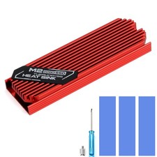 M.2 Heatsink 2280 SSD Cooler with Nano Thermal Pads 1mm and 0.5mm 2280 NVME M...