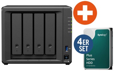Synology Diskstation DS925+ NAS System 4-Bay 64 TB inkl. 4x 16 TB Synology HD...