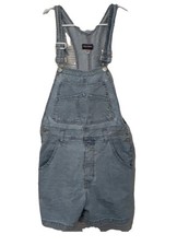 Vintage Guess Size Med Denim Shorts Overalls 100 Cotton Button Closure/ Fly