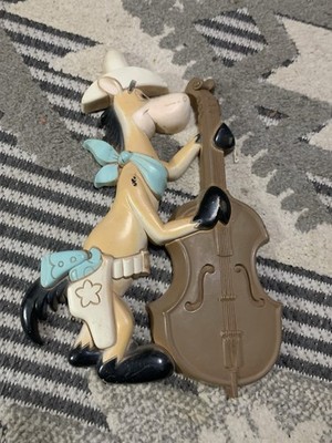 Quick Draw McGraw Rare vintage Hanging Wall Plaque