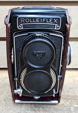 Rolleiflex 3.5 TLR Medium Format Camera Synchro-Compur-Tessar 1:3.5 - 75mm