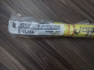 8 Rod Building Wrapping Rainshadow RT6680 Reg Trolling 80# E-Glass White Blanks