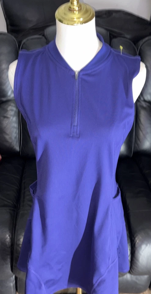 Zella Womens  Small Black Strength Performance Court Tennis Latercut Dress NWOT - Image 3 of 4