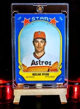 Nolan Ryan 1981 Fleer Star Sticker Cards #108 Astros (C) (NM-M) (HOF) ⭐⭐⭐⭐⭐⭐⭐⭐⭐⭐