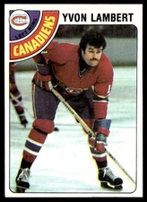 1978-79 Topps Card Hockey Yvon Lambert Montreal Canadiens #147 NM