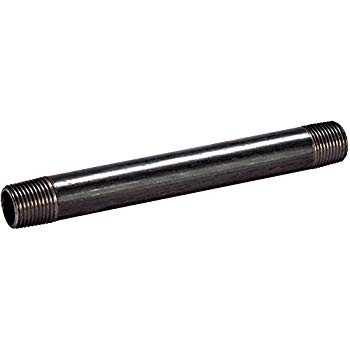 B&K 581-020 1/4'' NPT Black Pipe Nipple 2'' L SCH 40/STD