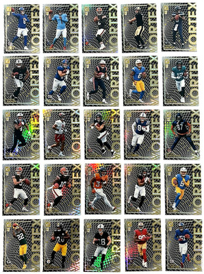 2025 Donruss Vortex COMPLETE SET (25) Rookie Inserts Dart Ward Sanders