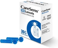 CareSens Sterile Single Use Ultra Thin 30G Universal 100 Count (Pack of 1) 