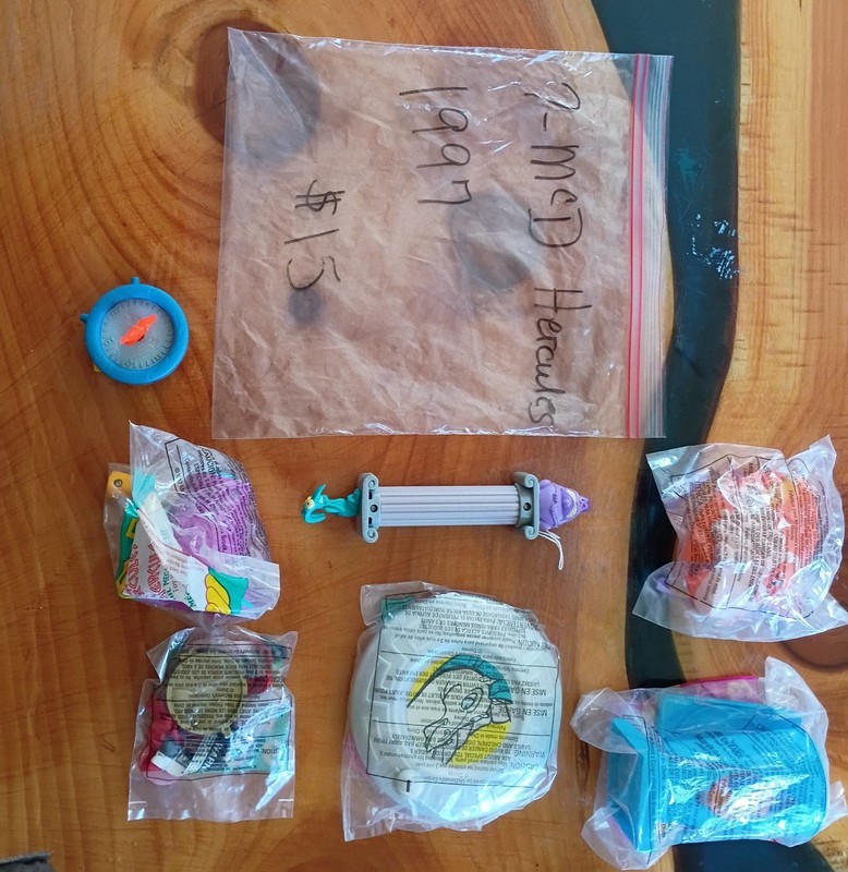 McDonald's Hercules Happy Meal Toys Lot 1997