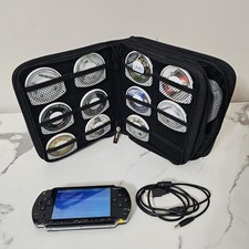 Sony PSP 1001 Console Bundle Charger, Carrying Case  11 Games
