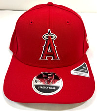 Los Angeles Anaheim Angels MLB NE Stretch-Snap Snapback Hat~ Red