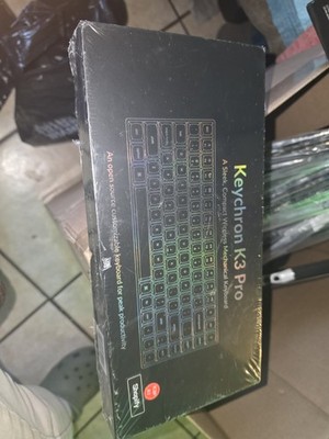 Keychron K3 Pro Compact Wireless Mechanical Keyboard With RBG Backlight Red...