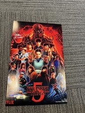 Randy Havens signed 11x17 Poster Stranger Things Mr. Clarke Character Name S5