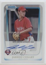 2011 Bowman Chrome Prospects Refractor 15/500 Jarred Cosart #BCP87 Auto 0c2