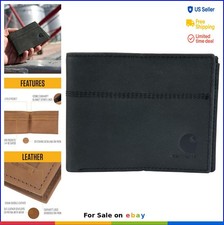 Bifold Wallet Full Grain Saddle Leather 8 Car...