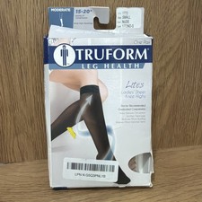 Truform Sheer Compression Stockings, 15-20 mmHg, Women's Knee High Small