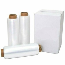 12" x 1500' 80 Gauge 1 Roll Pallet Wrap Stretch Film Hand Shrink Wrap 1500FT