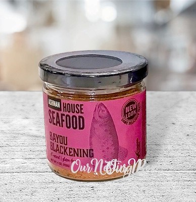 Ashman House Seafood Bayou Blackening Seasoning 4.oz Each Jar