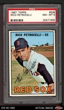 1967 Topps #528 Rico Petrocelli Red Sox PSA 8 - NM/MT