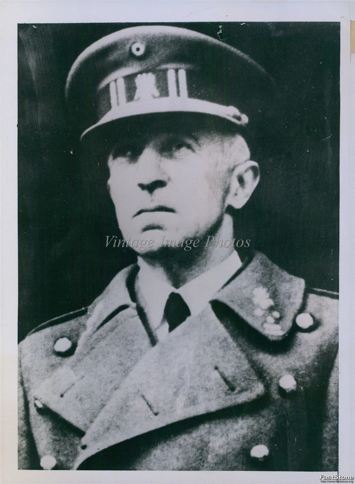 1940 Belgium Belgian Army Commander Military Officer Uniform Photo 5X7 - 画像1/2