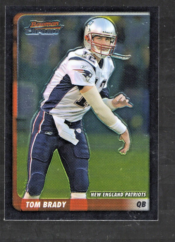 Tom Brady #14 2003 Bowman Chrome card