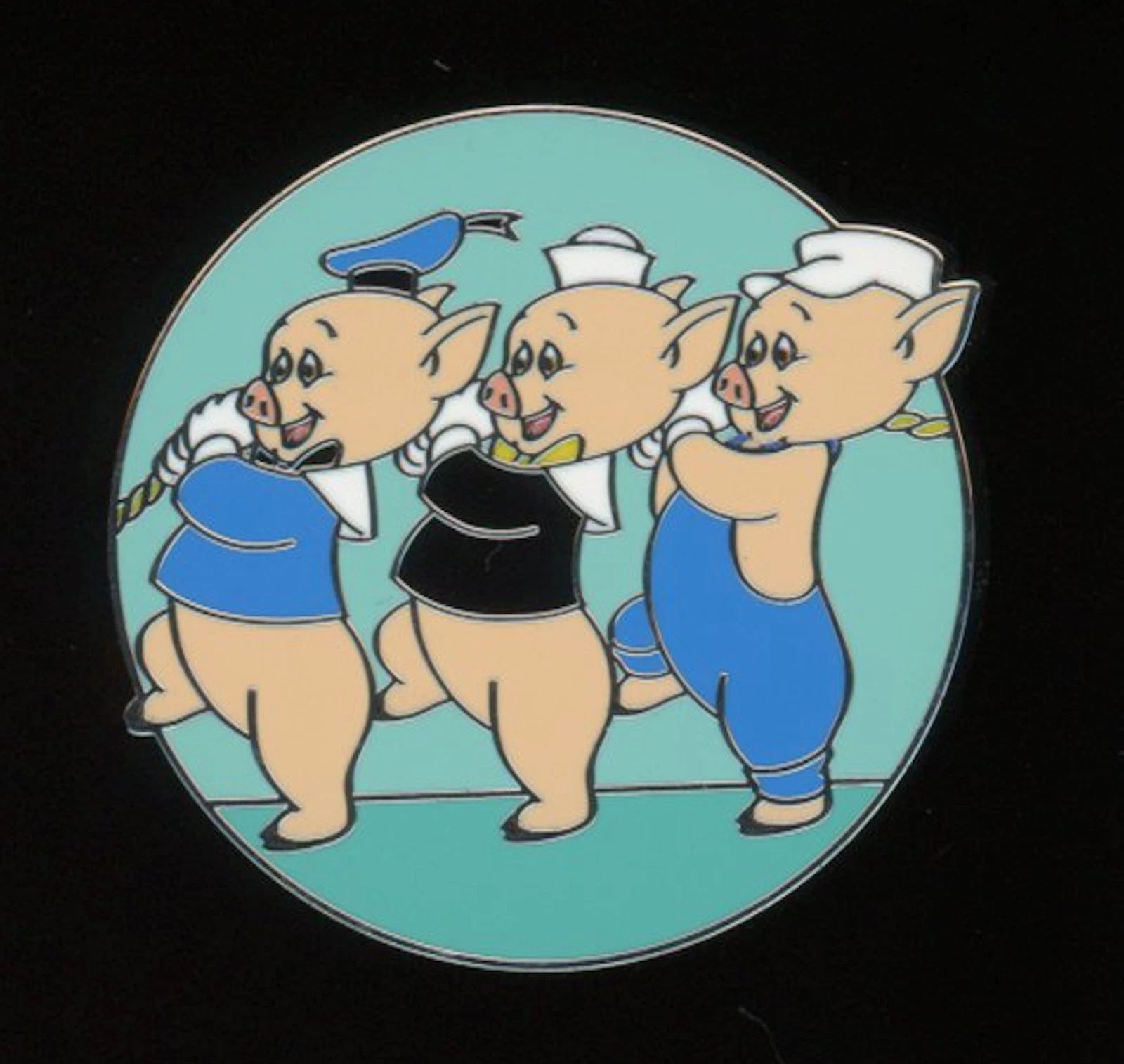 Mickey Mouse Club Mystery Three Little Pigs Disney Pin