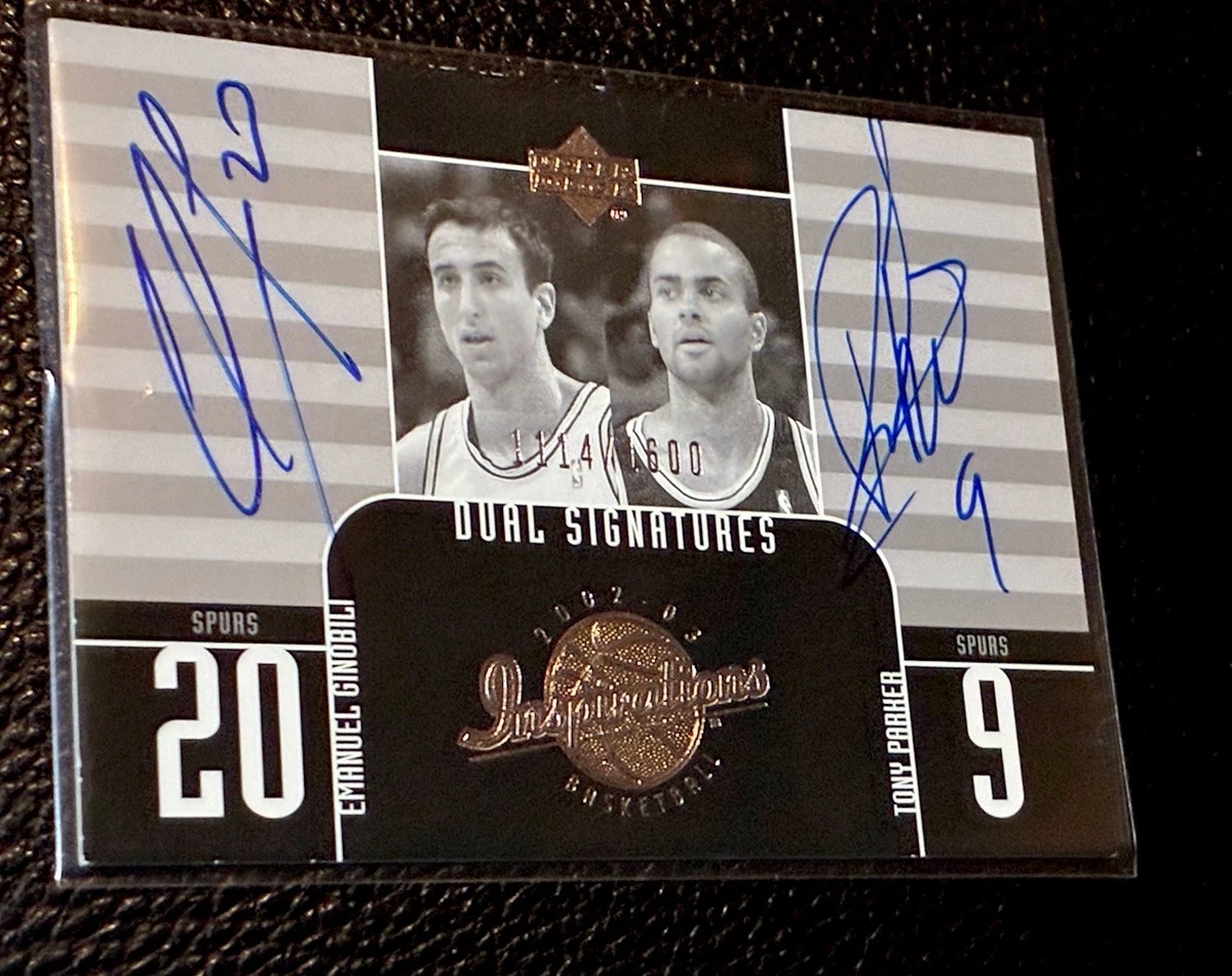 Tony Parker Basketball Autographed Sports Trading Cards