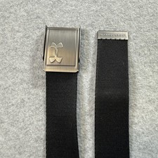 Under Armour Web Belt Mens 50" OS Metal Buckle Golf Casual 1.5" Gray or Black