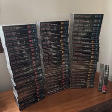 Lot of 63 STAR TREK ORIGINAL SERIES VHS Tapes: Episodes 1-64,78 missing 57
