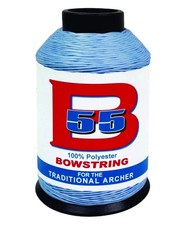 BCY B55 Bowstring Light Blue 100 Polyester Low Stretch Durable for Recurves