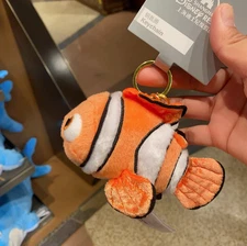 New Disney Authentic 2025 Finding Nemo Plush Keychain Shanghai Disneyland