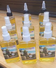 Aceite de crecimiento para cabello y barba de ricino menta hecho por estilista brillo frizz seco 4 oz