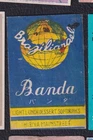 Old  Matchbox  label  Japan  BN281467 Banda Brazilia