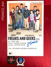 James Franco autographed signed 11x17 photo Freaks and Geeks Beckett COA