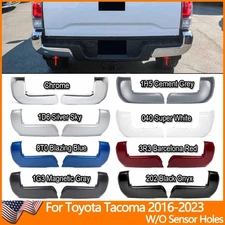 Rear Bumper End Caps W/O Sensor Hole Set Pair Fit For Toyota Tacoma 2016-2023