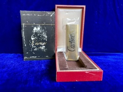 Cartier Lighter Vintage Gold Oval New Open Box Condition Works 1 Year Warranty
